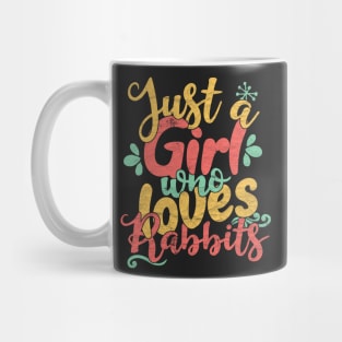 Just A Girl Who Loves Rabbits Gift product Mug